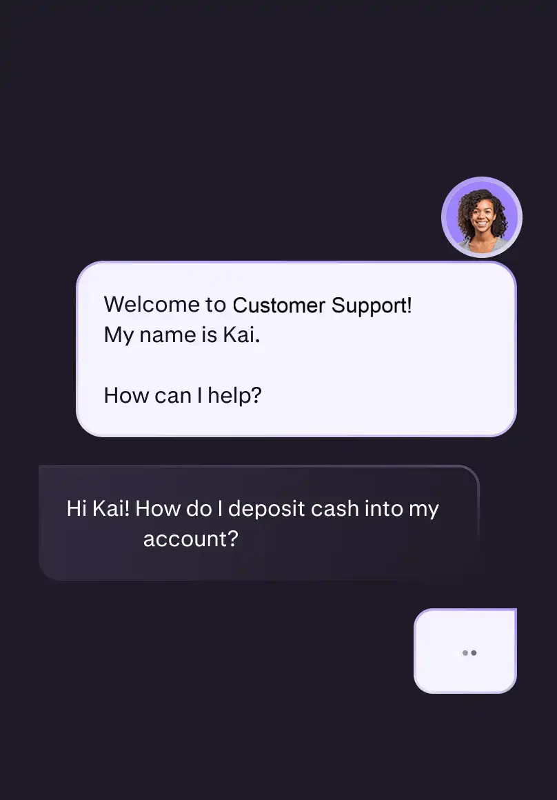 Example live chat